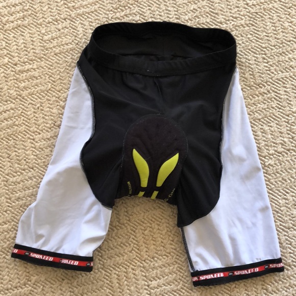 Sponeed Bicycle Shorts Thick Padded Seat Saddle Black Gray Cycling Large Men - Picture 13 of 14